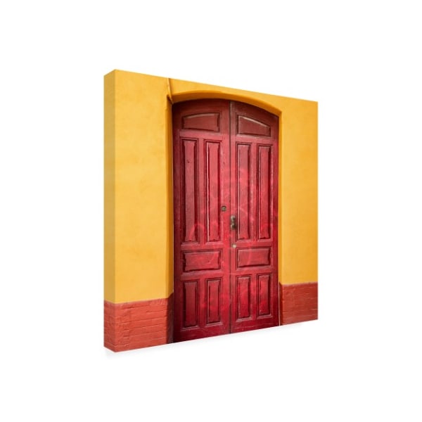 Philippe Hugonnard 'Made In Spain 3 Red Door In Seville' Canvas Art,24x24